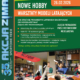 Plakat promujący warsztaty modelarstwa lotniczego dla dzieci, z informacją o lutowych terminach, miejscu zajęć w Żorach oraz zdjęciami uczestników budujących i prezentujących modele samolotów.