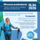 Plakat informacyjny wydarzenia „Wiosenne przebudzenie” z okazji 35-lecia MOSiR Żory, przedstawiający program wyjazdu na spacer Nordic Walking nad Jeziorem Paprocany wraz z najważniejszymi informacjami organizacyjnymi.