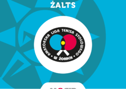 na grafice na niebieskim tle logo ŻALTS i napis informacja ligowa ŻALTS, na dole logo MOSiR Żory
