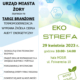 plakat promujący Targi Branżowe EKO-STREFA z informacjami zawartymi w tekście