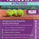 na plakacie zdjęcie piłek tenisowych i kortu oraz informacje o otwarciu sezonu tenisowego