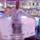 Na zdjęciach Zawodnicy karate podczas turnieju na wielkiej haNa zdjęciach Zawodnicy karate podczas turnieju na wielkiej hali sportowejli sportowej