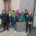 galeria zdjęć przedstawia odsłonięcie rzeźby Żorka szachisty przed szkołą i wspólne zdjęcia