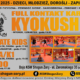 na plakacie informacje o zajęciach karate i ilustracje kolorowych karateków