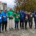 na zdjęciach grupowych zawodnicy ligi petanque z nagrodami