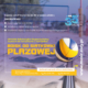Plakat promujący boiska do siatkówki plażowej w Ośrodku Rekreacyjno-Wypoczynkowym Żory-Rój – zawiera informacje o dostępności od 27 kwietnia do 30 września 2026 roku, ofercie obiektu oraz możliwościach rezerwacji.