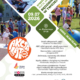Plakat promujący wydarzenie „Strefa Sportowa – Ruch, Emocje, Uśmiech – Będziemy w Twojej Dzielnicy” w ramach Akcji Lato 2026. Grafika przedstawia zdjęcia dzieci uczestniczących w konkurencjach sportowych, animacjach i zabawach plenerowych oraz informacje o terminie i miejscu wydarzenia na terenie Szkoły Podstawowej nr 16 na osiedlu Korfantego w Żorach.